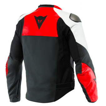 Dainese Sportiva Black Matt Lava Red White