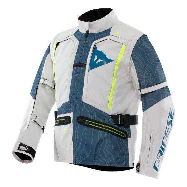 Motorcycle Jackets Dainese Sterrato Tex Glacier Gray Blue