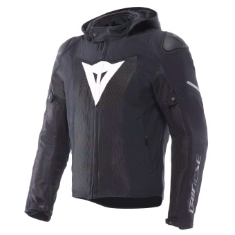 Motorcycle Jackets Dainese Super Sprint Air Tex Black White