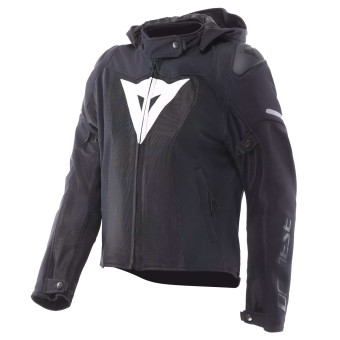 Motorcycle Jackets Dainese Super Sprint Air Tex Woman Black White
