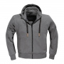 Motorcycle Jackets DIFI Downtown Hoodie Dark Grey Melange