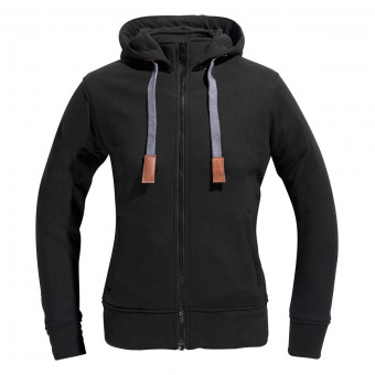 Motorcycle Jackets DIFI Downtown Lady Hoodie Black Motorcycle Jackets DIFI Downtown Lady Hoodie Black