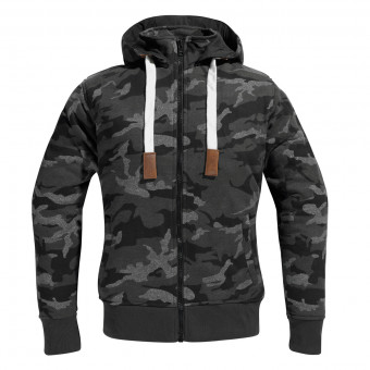 Motorcycle Jackets DIFI Downtown Lady Hoodie Dark Camo