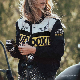 Motorcycle Jackets EUDOXIE Nascar Yellow
