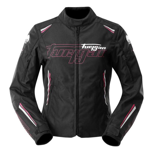 Motorcycle Jackets Furygan Agata Black White Pink