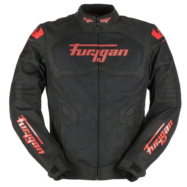 Motorcycle Jackets Furygan Atom Vented Evo Black Red Motorcycle Jackets Furygan Atom Vented Evo Black Red