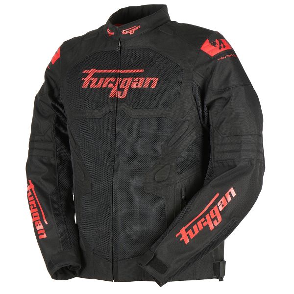 Furygan Atom Vented Evo Black Red