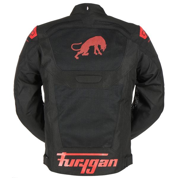 Furygan Atom Vented Evo Black Red