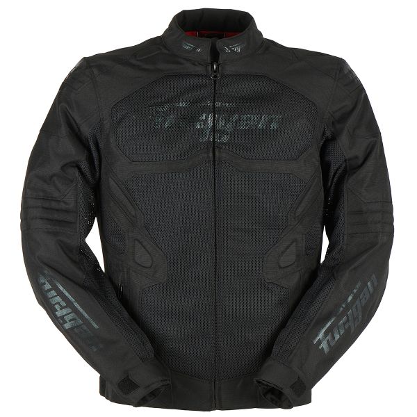 Motorcycle Jackets Furygan Atom Vented Evo Black Black Motorcycle Jackets Furygan Atom Vented Evo Black Black