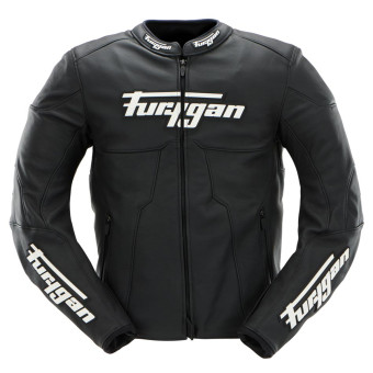 Motorcycle Jackets Furygan Attila Black White