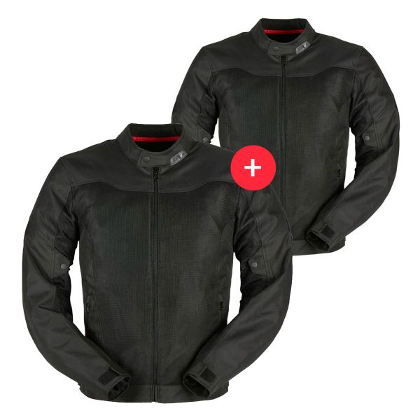 Motorcycle Jackets Furygan Duo Mistral Evo 3 Black Man and Woman