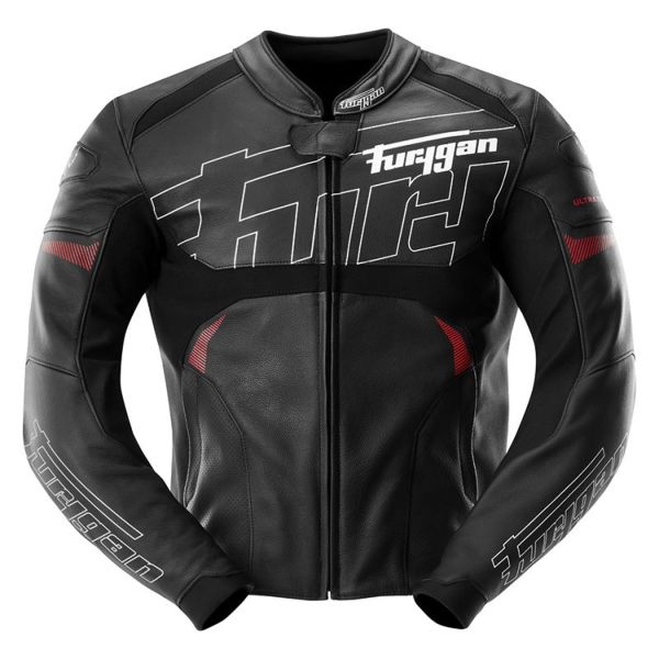 Motorcycle Jackets Furygan Helix Black White Red