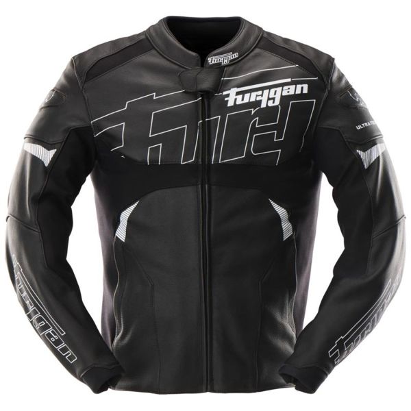 Motorcycle Jackets Furygan Helix Black White