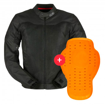 Motorcycle Jackets Furygan Mistral Lady Evo 3 Black + Back Protector D3O Viper Level 2