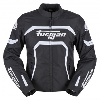 Motorcycle Jackets Furygan Mystic Evo Black White Motorcycle Jackets Furygan Mystic Evo Black White