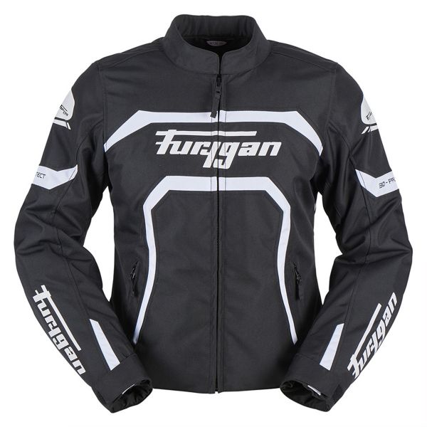 Motorcycle jacket Furygan Mystic Evo Black White ready to ship iCasque