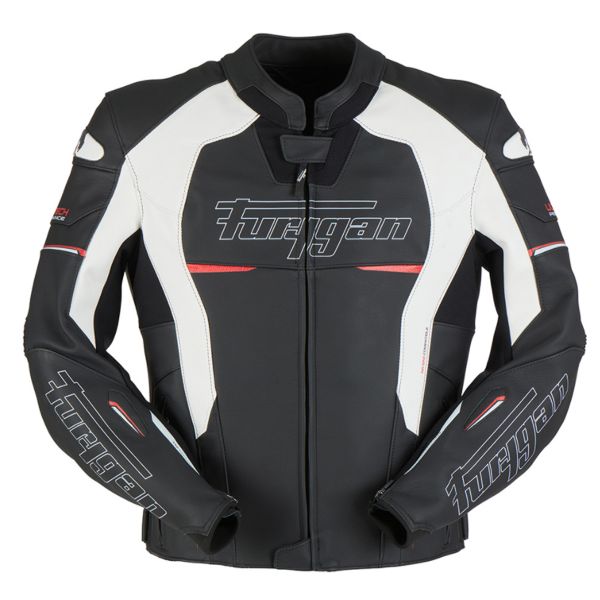 Motorcycle Jackets Furygan Nitros Black White Red
