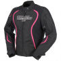 Motorcycle Jackets Furygan Odessa Black White Pink
