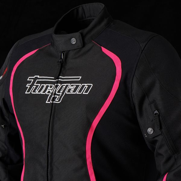 Furygan Odessa Black White Pink