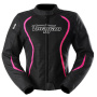 Motorcycle Jackets Furygan Odessa Vented 3 in 1 Black White Pink