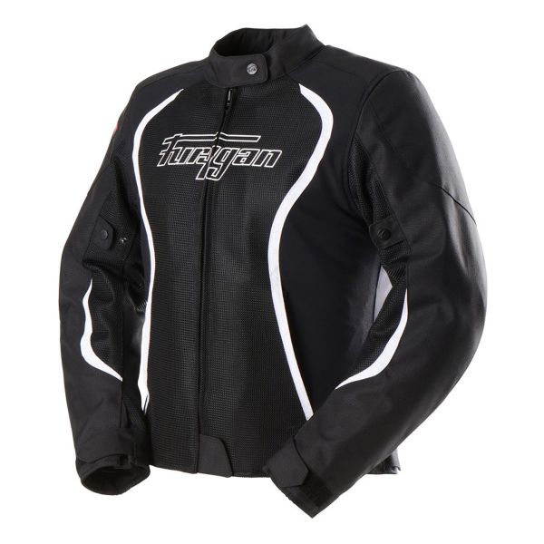 Motorcycle Jackets Furygan Odessa Vented 3 in 1 Black White Motorcycle Jackets Furygan Odessa Vented 3 in 1 Black White