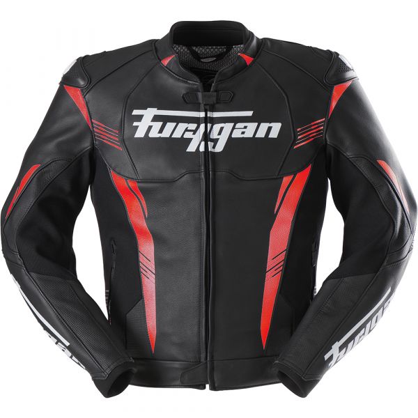 Motorcycle Jackets Furygan Pro One Black Red White Motorcycle Jackets Furygan Pro One Black Red White
