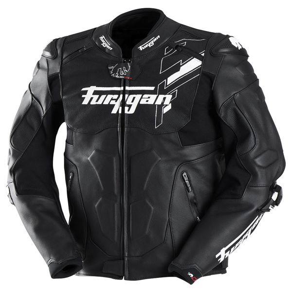 Motorcycle Jackets Furygan Raptor Evo 3 Black White White Motorcycle Jackets Furygan Raptor Evo 3 Black White White