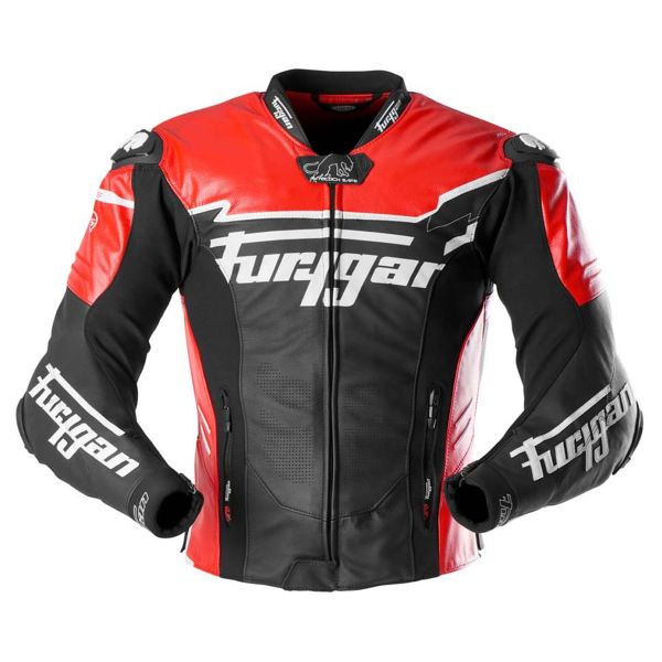 Motorcycle Jackets Furygan Sirius Black Red White Motorcycle Jackets Furygan Sirius Black Red White