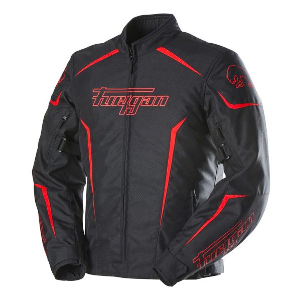 Motorcycle Jackets Furygan Yori Black Red Motorcycle Jackets Furygan Yori Black Red