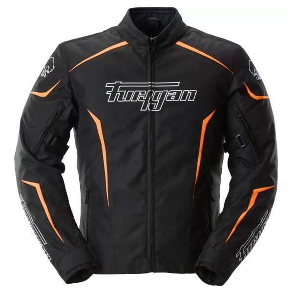 Motorcycle Jackets Furygan Yori Black White Orange Stab