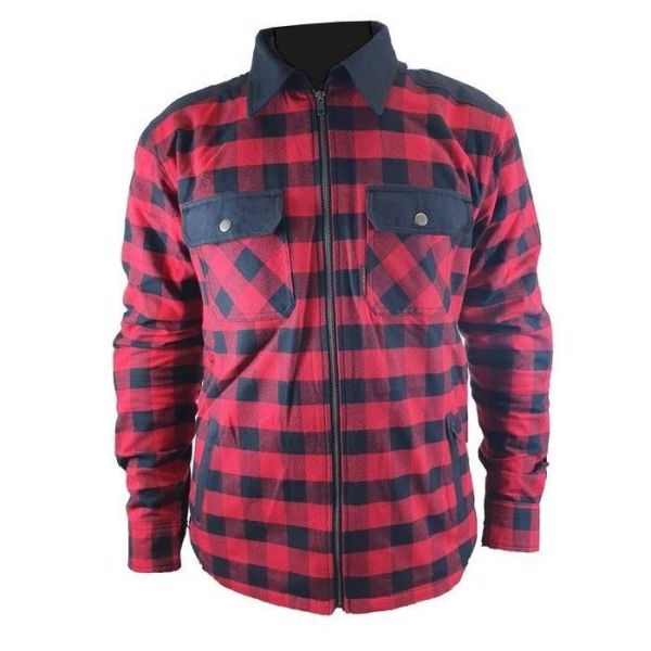 Motorcycle Jackets HARISSON On Shirt Ranger Black Red