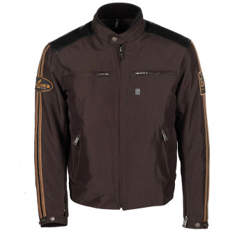 Motorcycle Jackets Helstons Ace Textile Leather Brown
