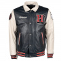 Motorcycle Jackets Helstons Cheyenne Leather Rag Blue Beige