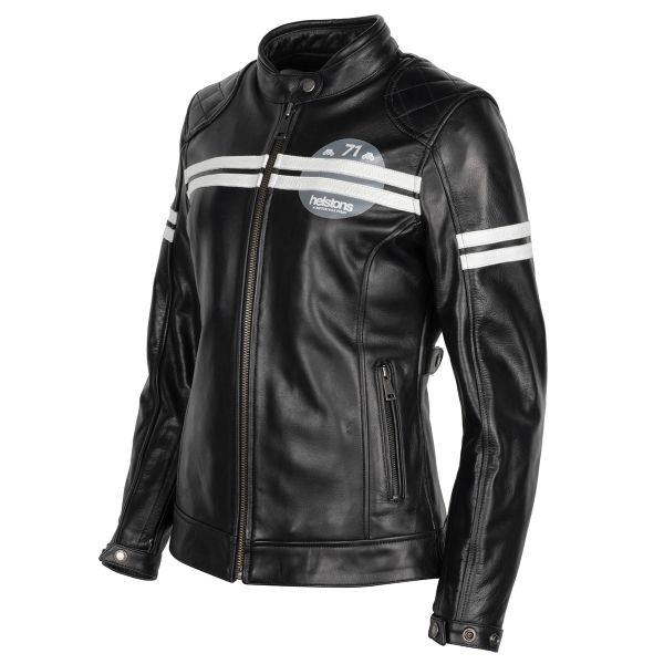 Motorcycle Jackets Helstons Chica Leather Black Motorcycle Jackets Helstons Chica Leather Black