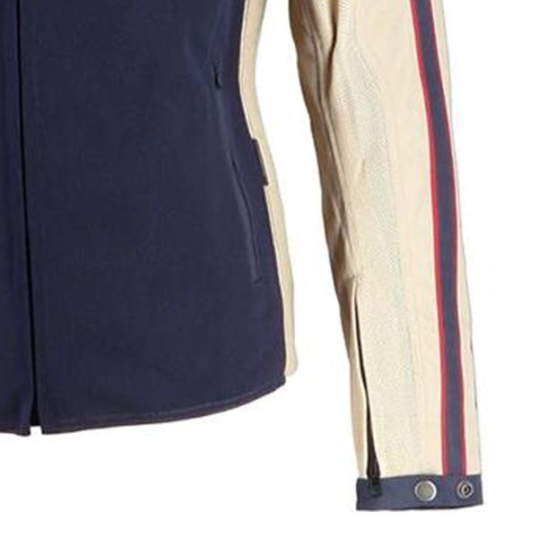 Helstons Club Girl Air Mash Silver Blue Red