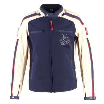 Motorcycle Jackets Helstons Clubman Air Mesh Blue Beige Red