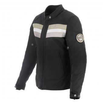 Motorcycle Jackets Helstons Corvette Black Beige White
