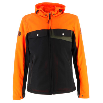 Motorcycle Jackets Helstons Cross Air Mesh Black Orange Khaki