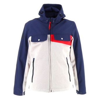 Motorcycle Jackets Helstons Cross Air Mesh Silver Blue Red