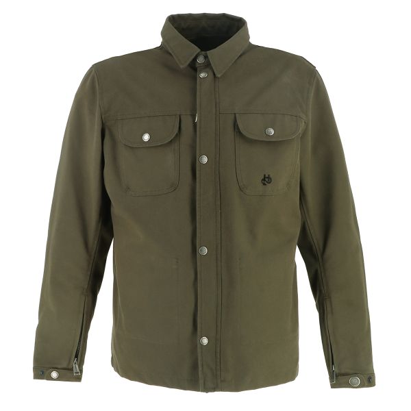 Motorcycle Coats Helstons Detroit Canvas Khaki