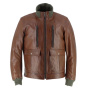 Motorcycle Jackets Helstons Downtown Leather Rag Tan Cir