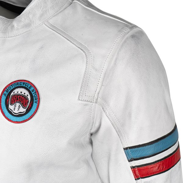 Helstons Elron Leather Rag White