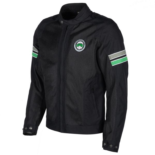Motorcycle Jackets Helstons Elron Mesh Black Grey Green
