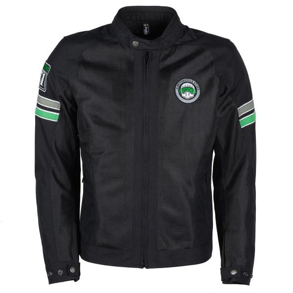 Helstons Elron Mesh Black Grey Green