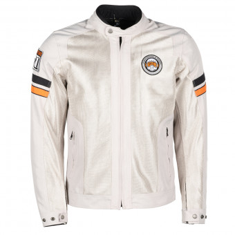 Helstons Elron Mesh Silver Black Orange