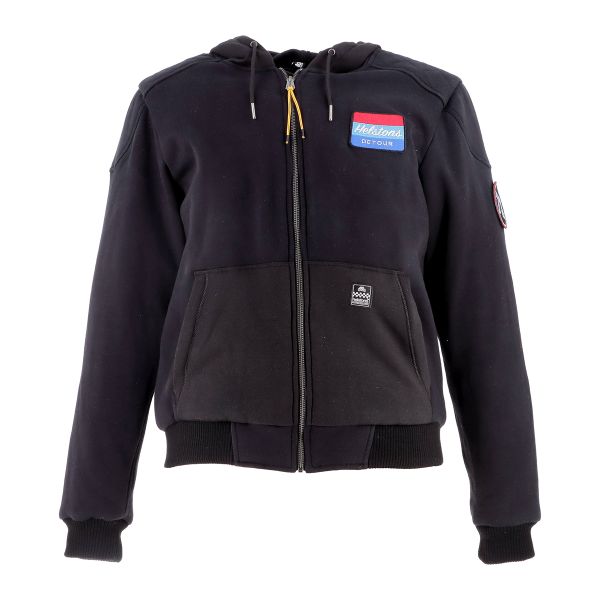 Motorcycle Jackets Helstons Hoodie Detour Black Motorcycle Jackets Helstons Hoodie Detour Black