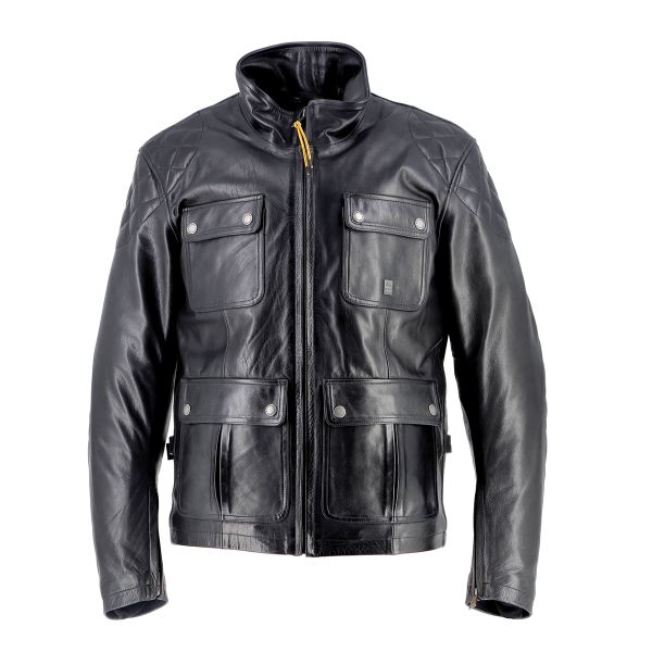 Motorcycle Jackets Helstons Hunt Leather Black Motorcycle Jackets Helstons Hunt Leather Black