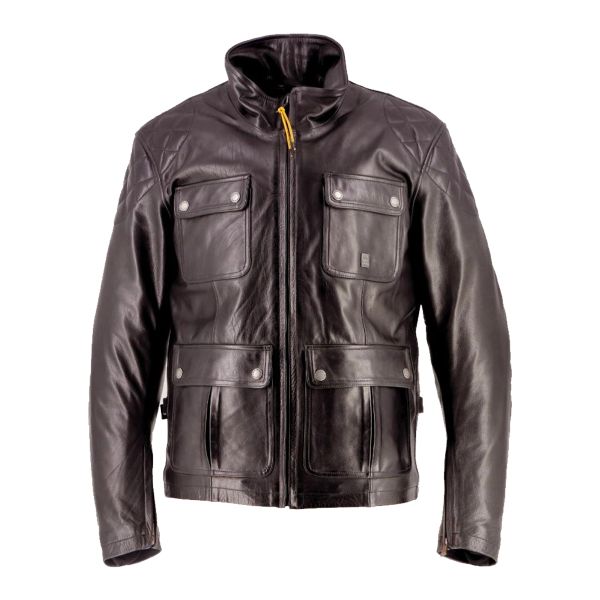 Motorcycle Jackets Helstons Hunt Leather Brown