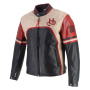 Motorcycle Jackets Helstons Indianapolis Leather Black Beige Red