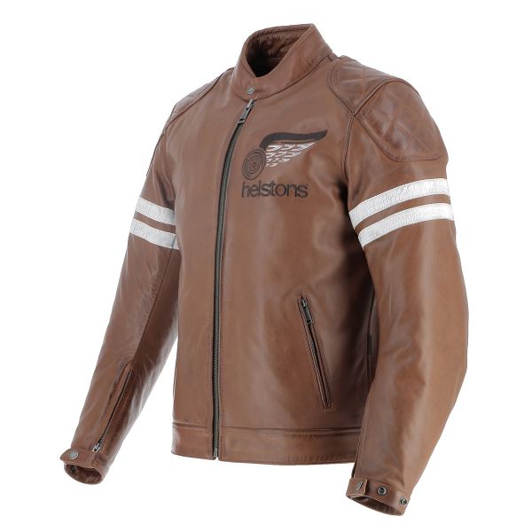 Motorcycle Jackets Helstons Jake Speed Leather Camel Motorcycle Jackets Helstons Jake Speed Leather Camel